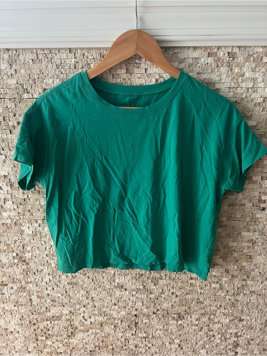 lululemon athletica Tops - lululemon athletica green/ teal Cates tee
